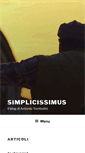 Mobile Screenshot of antoniotombolini.simplicissimus.it